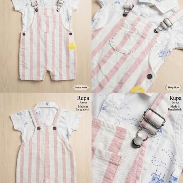 Premium Baby Boy Romper Set – 2 Piece